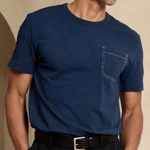 Banana Republic Men's Indigo T-Shirt NEW Size XL